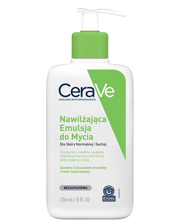 Nawilżająca Emulsja do Mycia | Oczyszczanie twarzy i ciała | CeraVe